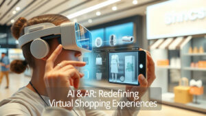 Read more about the article The Future of Virtual Shopping: AI and Augmented Reality in E-commerce